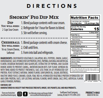 Smokin' Pig Vegetable Dip Mix (2)