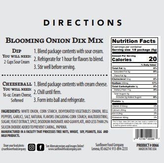 Blooming Onion Dip - Multiple Products in 1 Packet! (2)