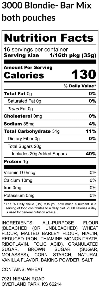 Yellow Brick Road Blondie Bars (2)