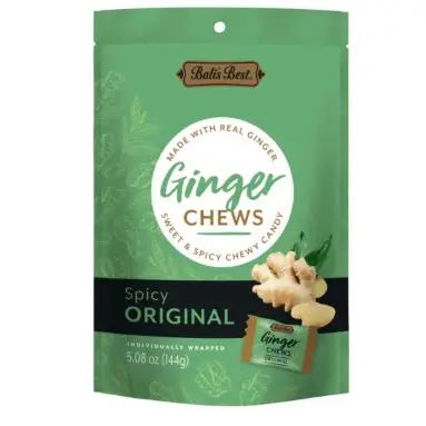 GINGER CHEWS – ORIGINAL (5.08 OZ BAG) (Pack of 2)